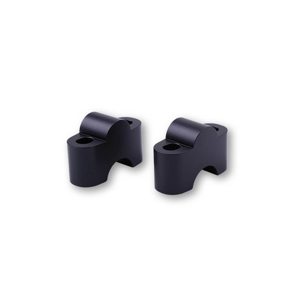 LSL handlebar Riser, Spacer Block Set 25 mm, Black