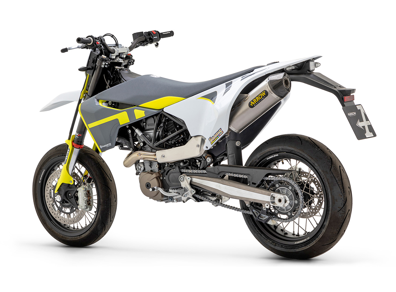 ARROW RACE-TECH Titanium exhaust for Husqvarna 701 Enduro / Supermoto model year 2017-2022