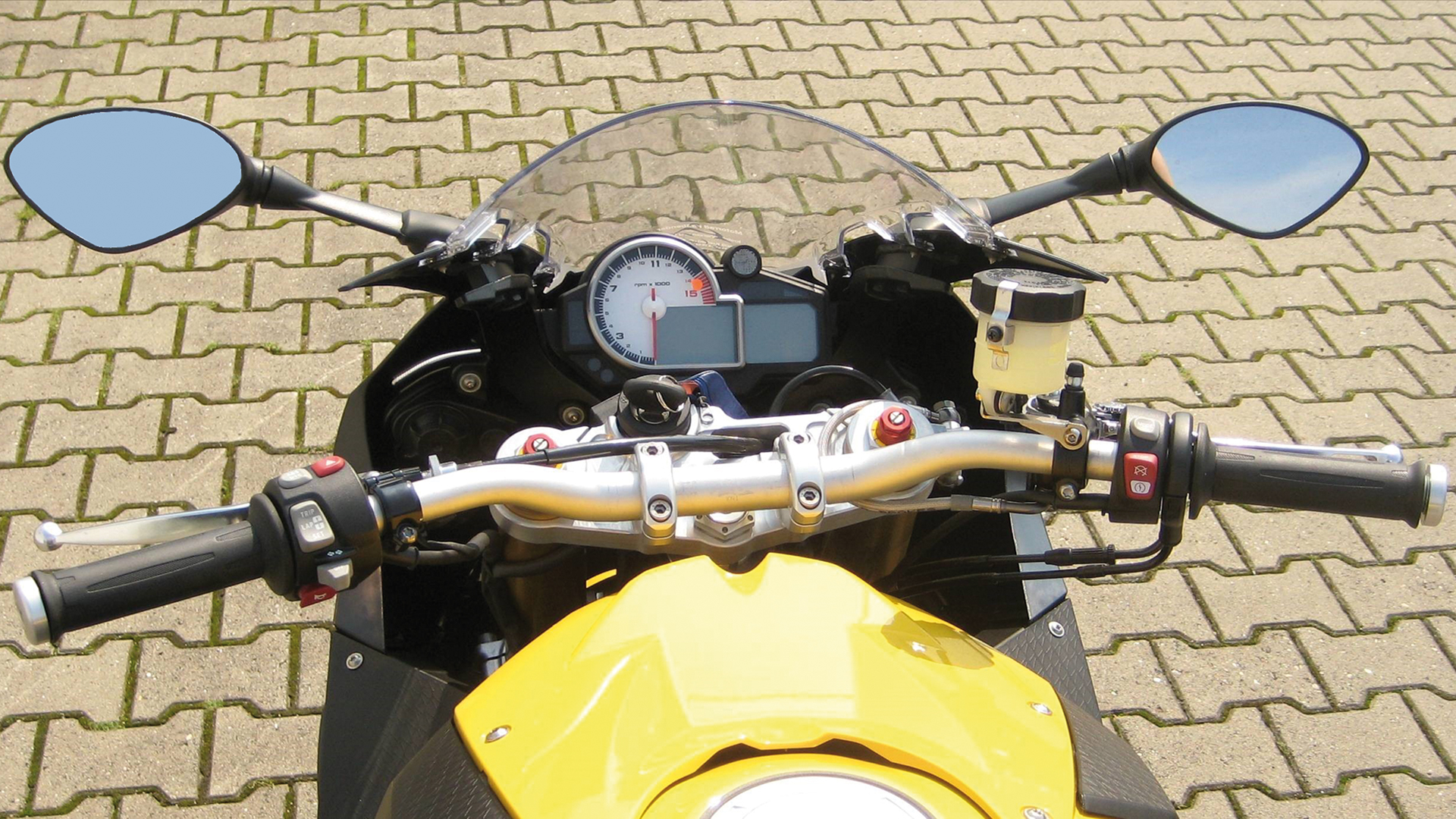 LSL triple clamp for BMW S1000RR 2012-, black