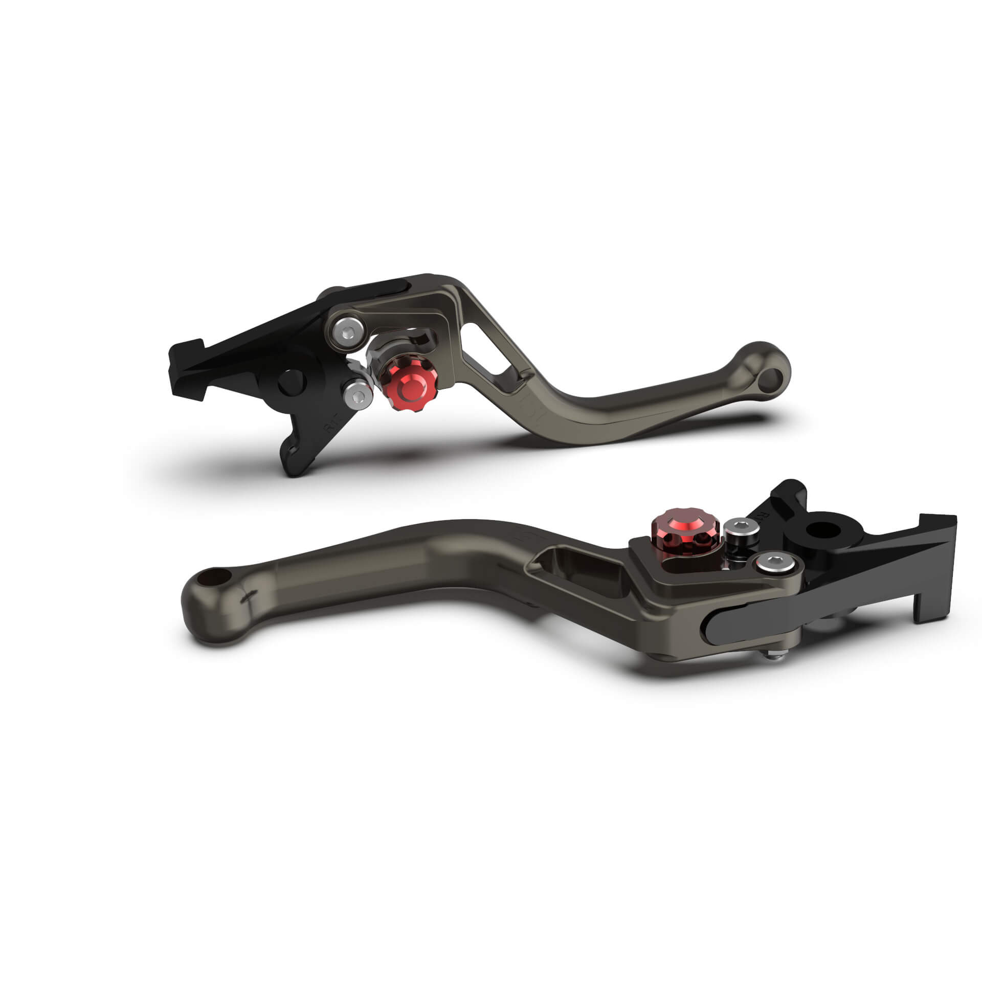 LSL BOW R39R Brake Lever, short, anthracite/red