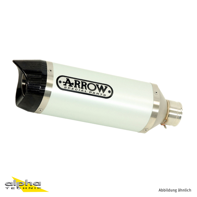 ARROW THUNDER Exhaust for Benelli BN302 2014-18 / BN502S 2019- in Aluminium