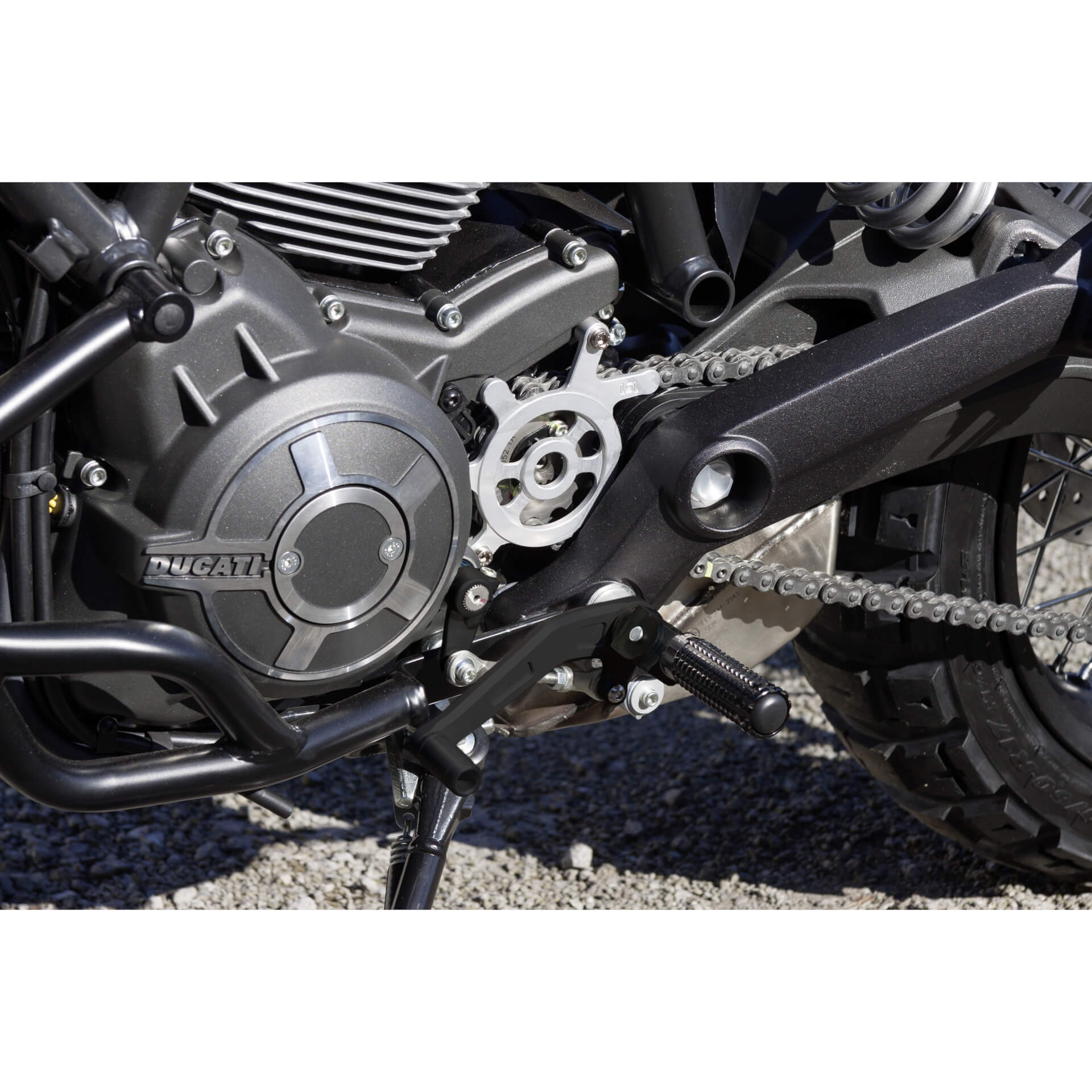 LSL Gear Lever Unit Ducati Scrambler, black