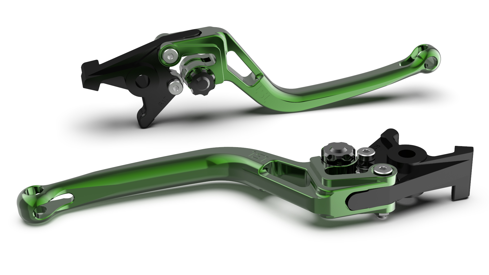 LSL clutch lever BOW L83R, green/black