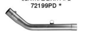 ARROW mid-pipe for Kove 450 Rally 2025-, without catalyst