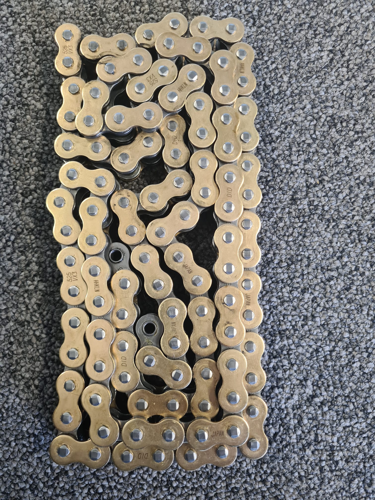chain DID 525 VX3 gold