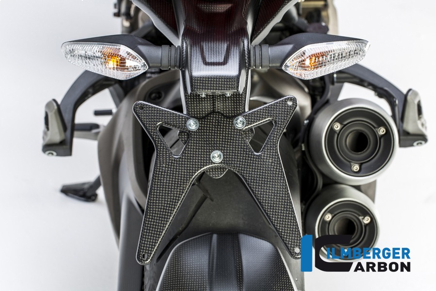Ilmberger Carbon Number Plate Holder, Matte Carbon