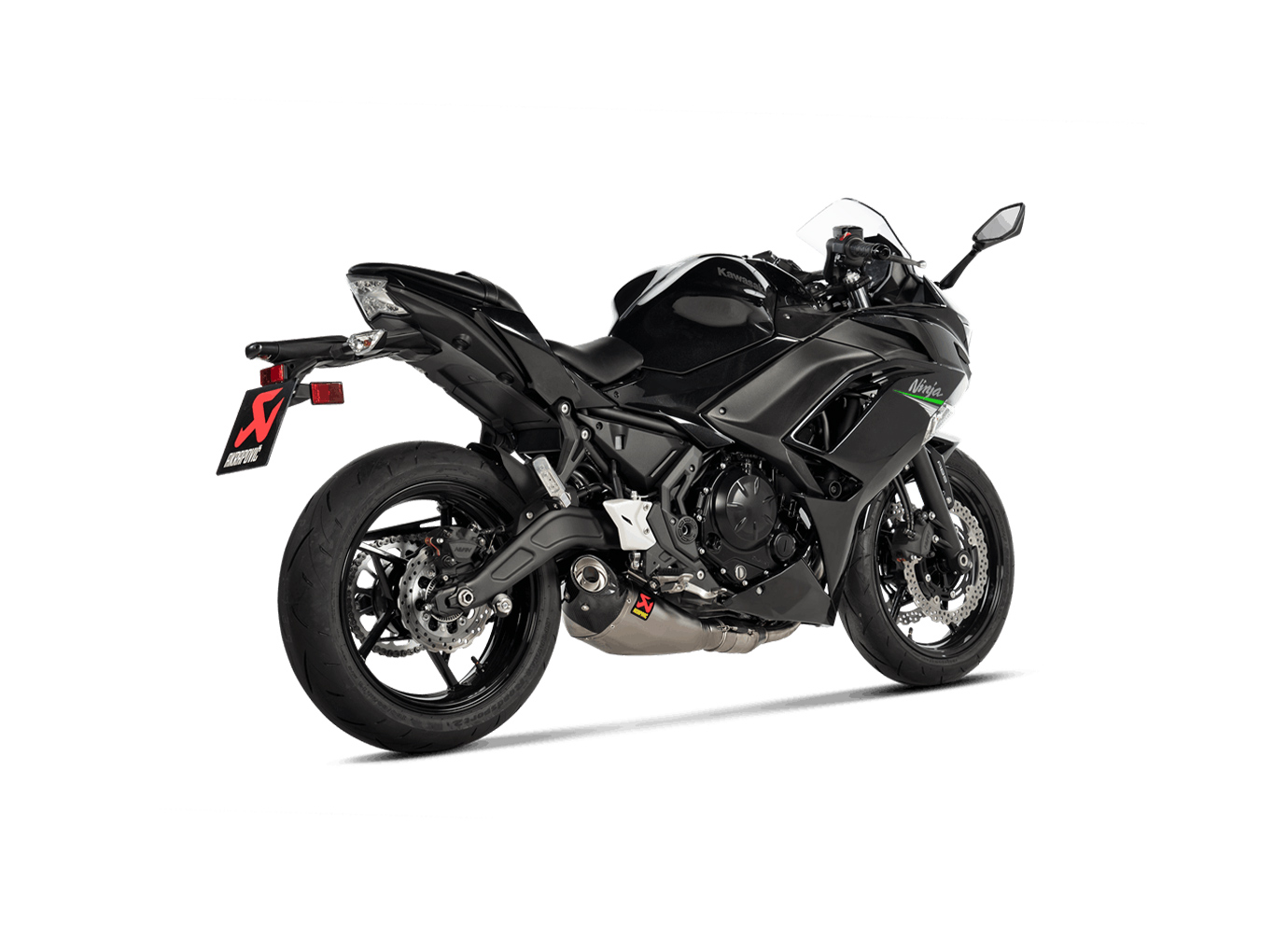 Akrapovic Racing Line (Titanium) exhaust system for Kawasaki Ninja 650 / Z650 from model year 2023-2025