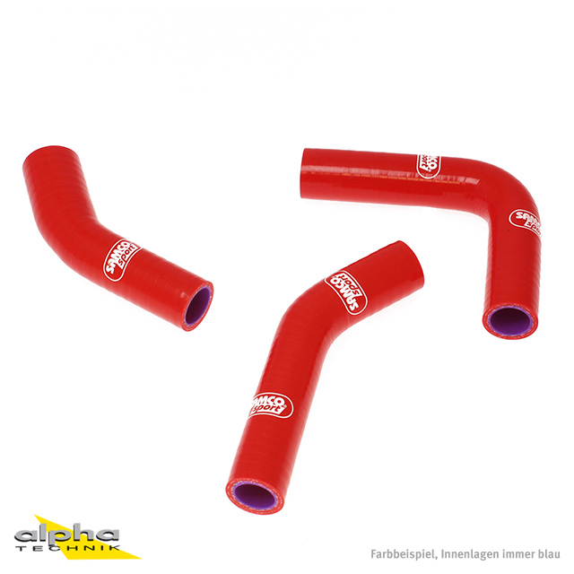 SAMCO SPORT Silicone Hose Kit Red for Yamaha RD250LC RD350LC Model Year 1980-1985