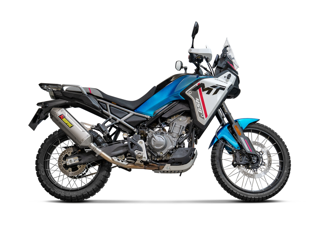 Akrapovic Slip-On Line (Titanium) Exhaust for CFMOTO 450MT, 2025-