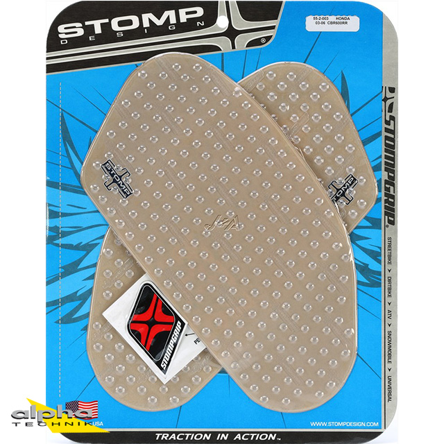 Stompgrip clear, Volcano, for Honda CBR600RR, 2003-2006