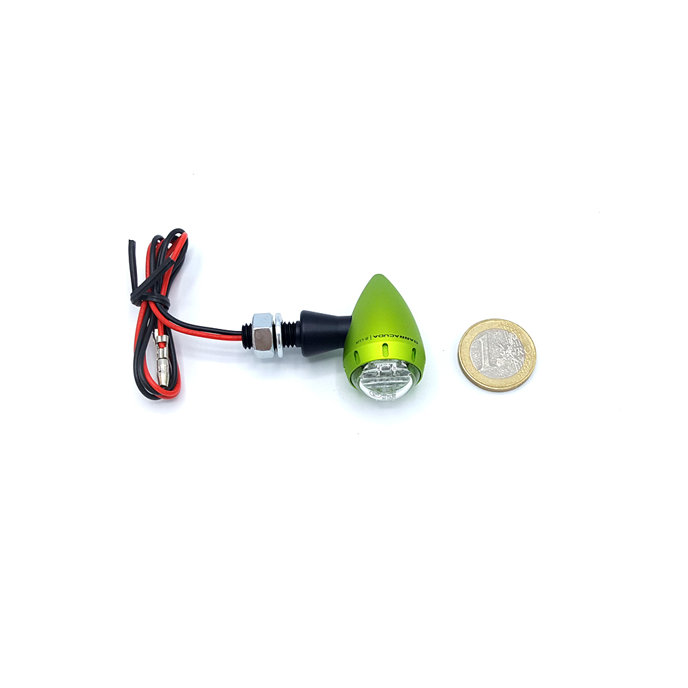 Barracuda flasher light, turn signal S-LED B-LUX green