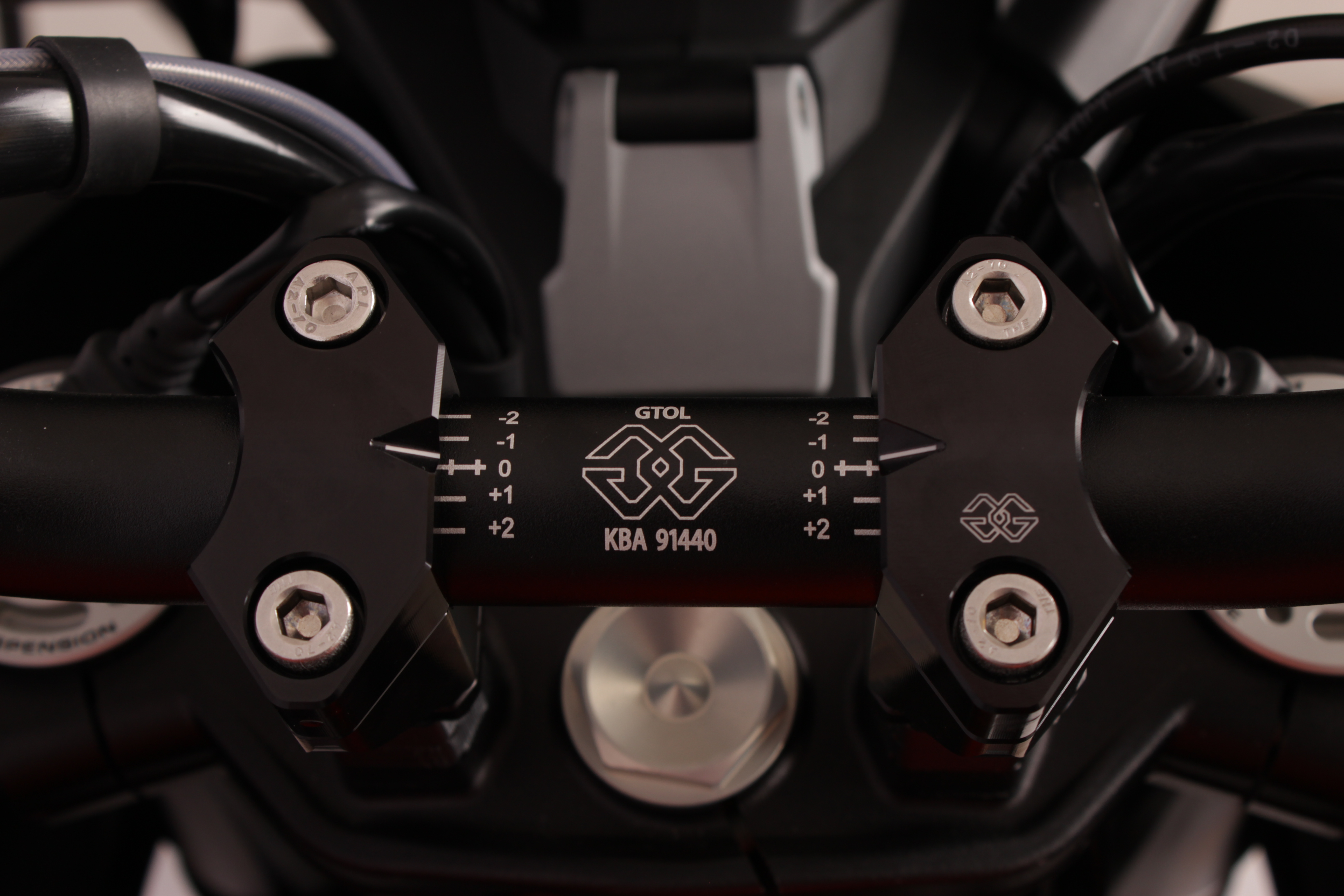 GILLES 2DGT adjustable handlebar clamps black