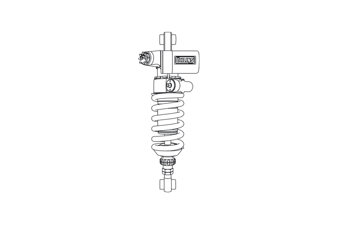Öhlins shock absorber Road & Track BM 460 for BMW R nineT 2021- and R nineT Pure 2021-