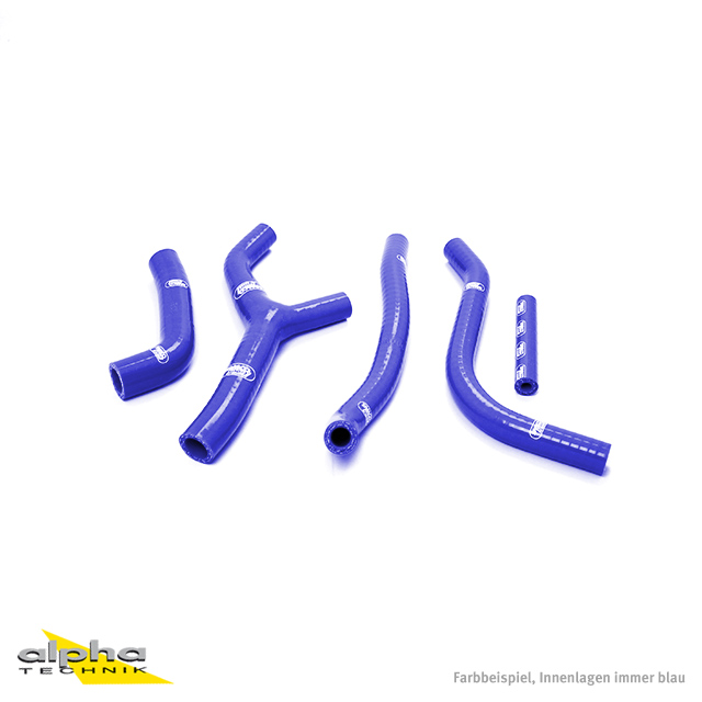 SAMCO SPORT Silicone Hose Kit, blue, for Honda CR125RD Model Year 1982-1983