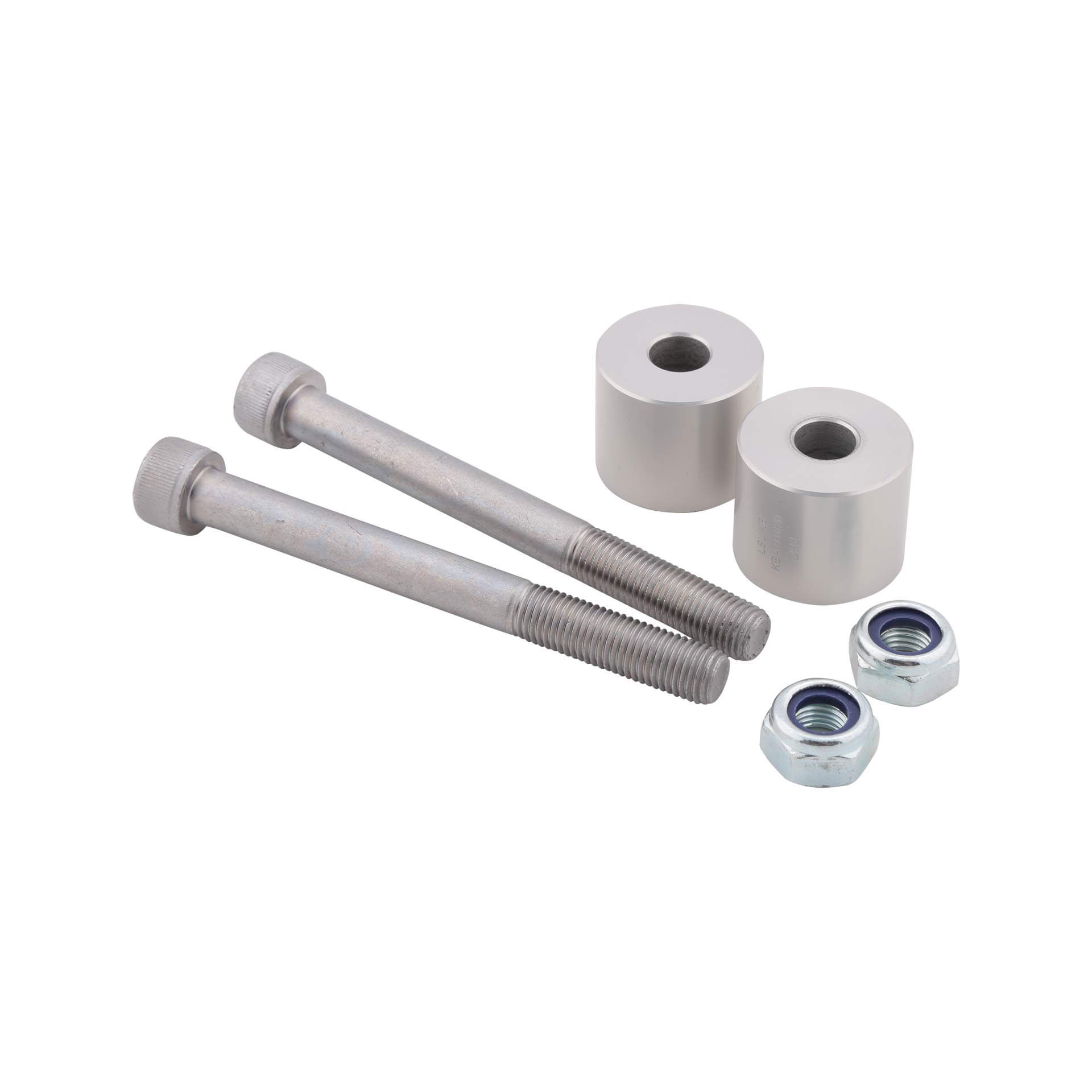 LSL Clamp Riser 25 mm, Bolt Length 100 mm, Silver