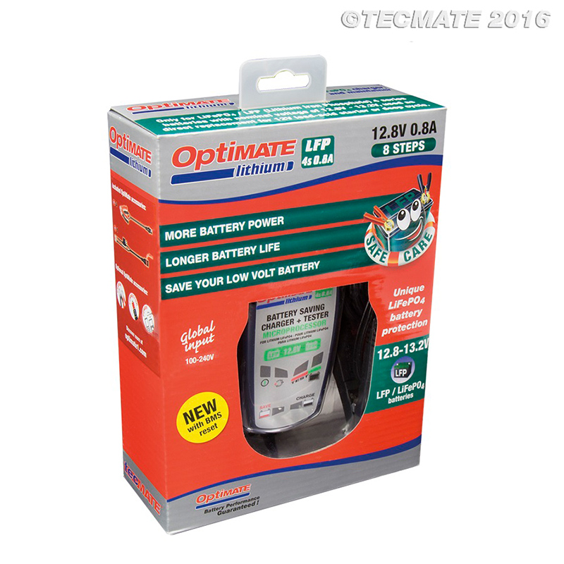 battery charger OPTIMATE Lithium 4s 0.8 Ampere