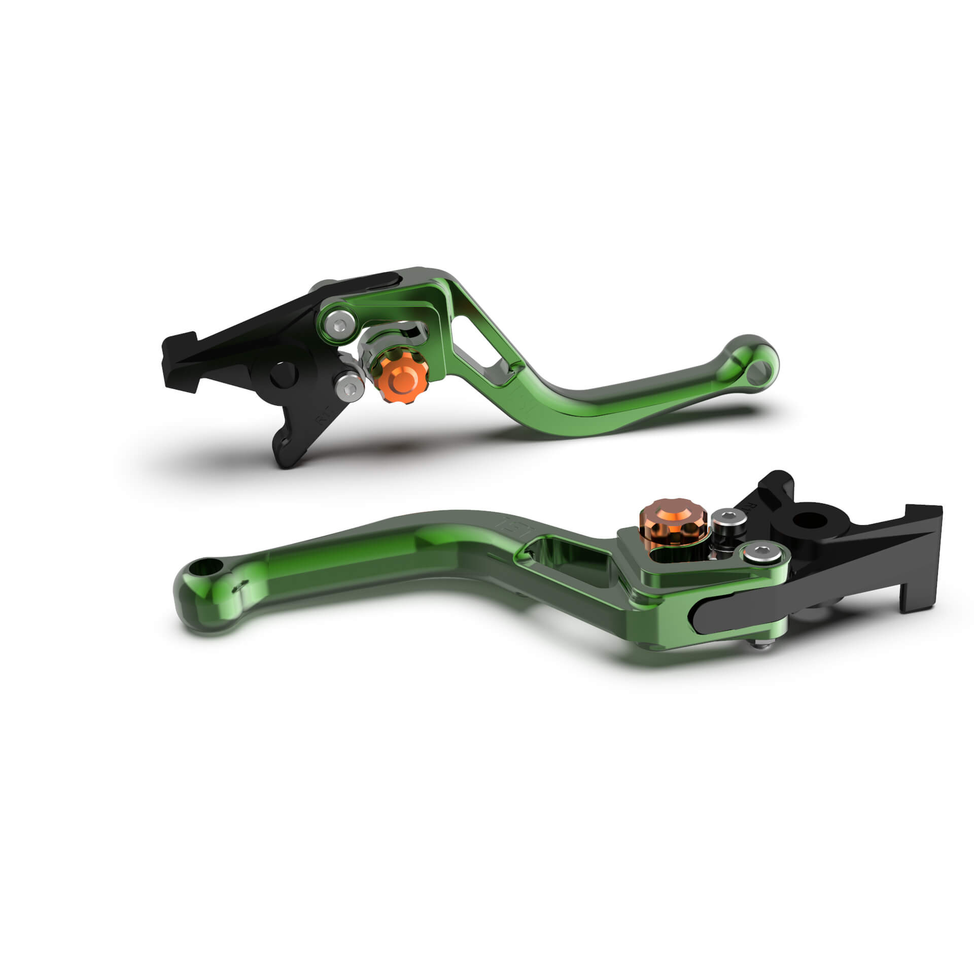 LSL Brake Lever BOW R23R, short, green/orange
