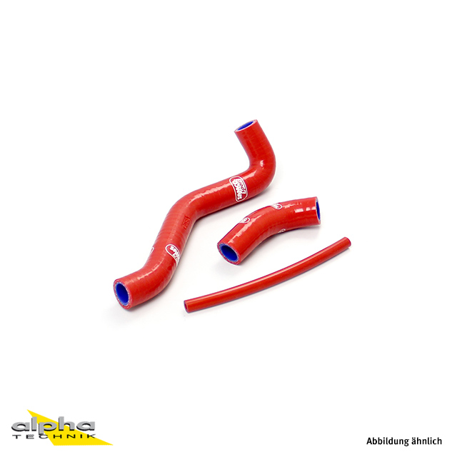 SAMCO SPORT Silicone Hose Kit Red for Yamaha YZF-R125 MT125 Model Year 2008-2019