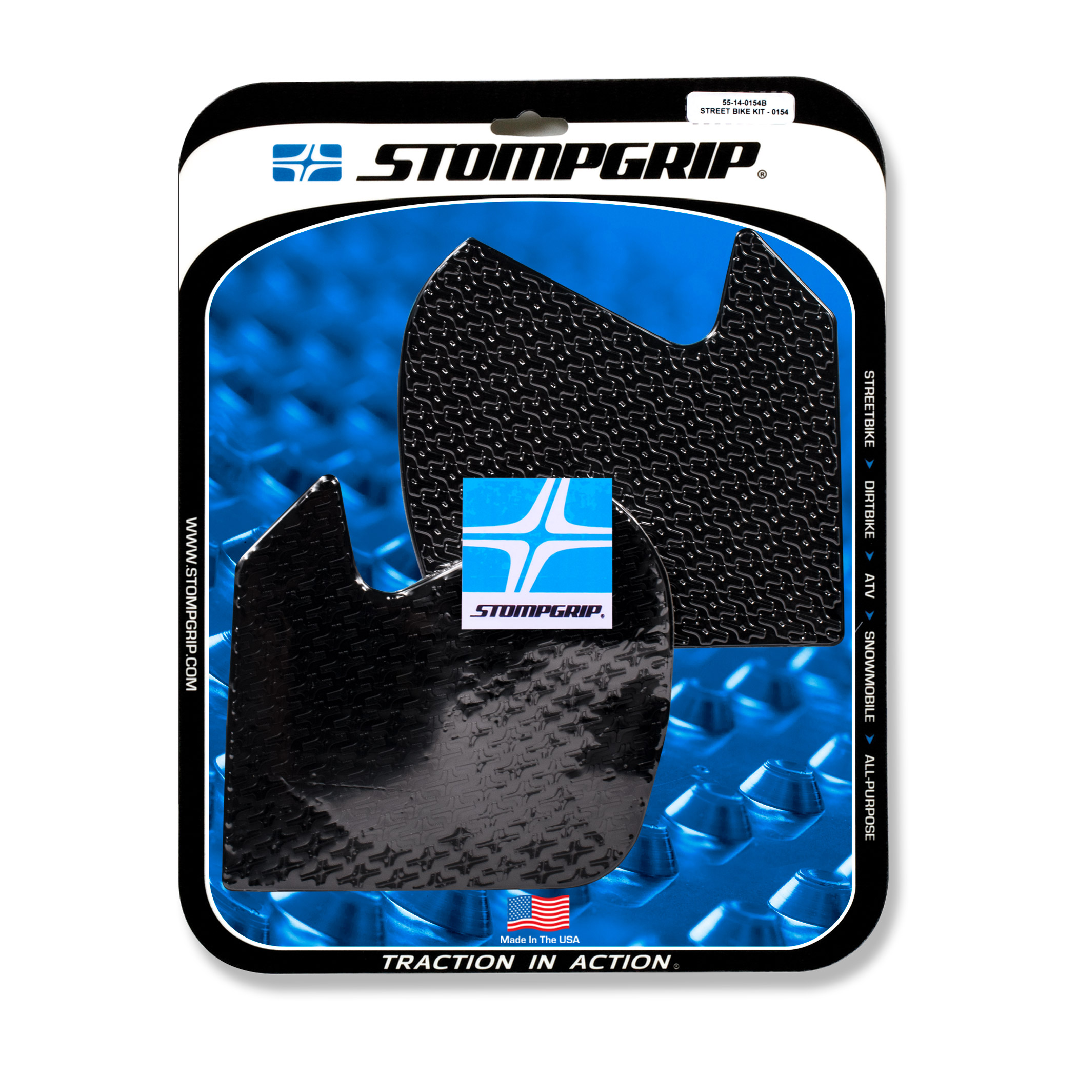 Stompgrip Traction Pads black, for BMW G310R, 2016-2019