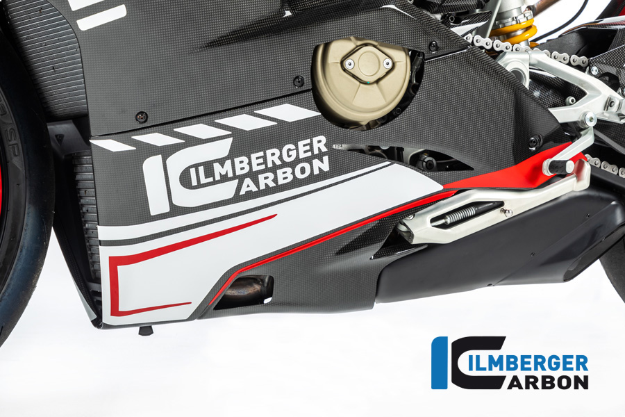 Ilmberger Carbon Lower Fairing left side L/S gloss for Ducati Panigale V4 / V4S from 2018