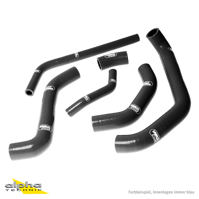 SAMCO SPORT Silicone Hose Kit black for Kawasaki ZX10R Model Year 2011-2015