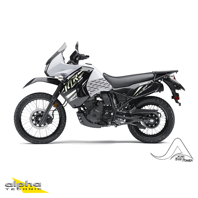 Stompgrip clear, Volcano, for Kawasaki KLR650, 2000-2018