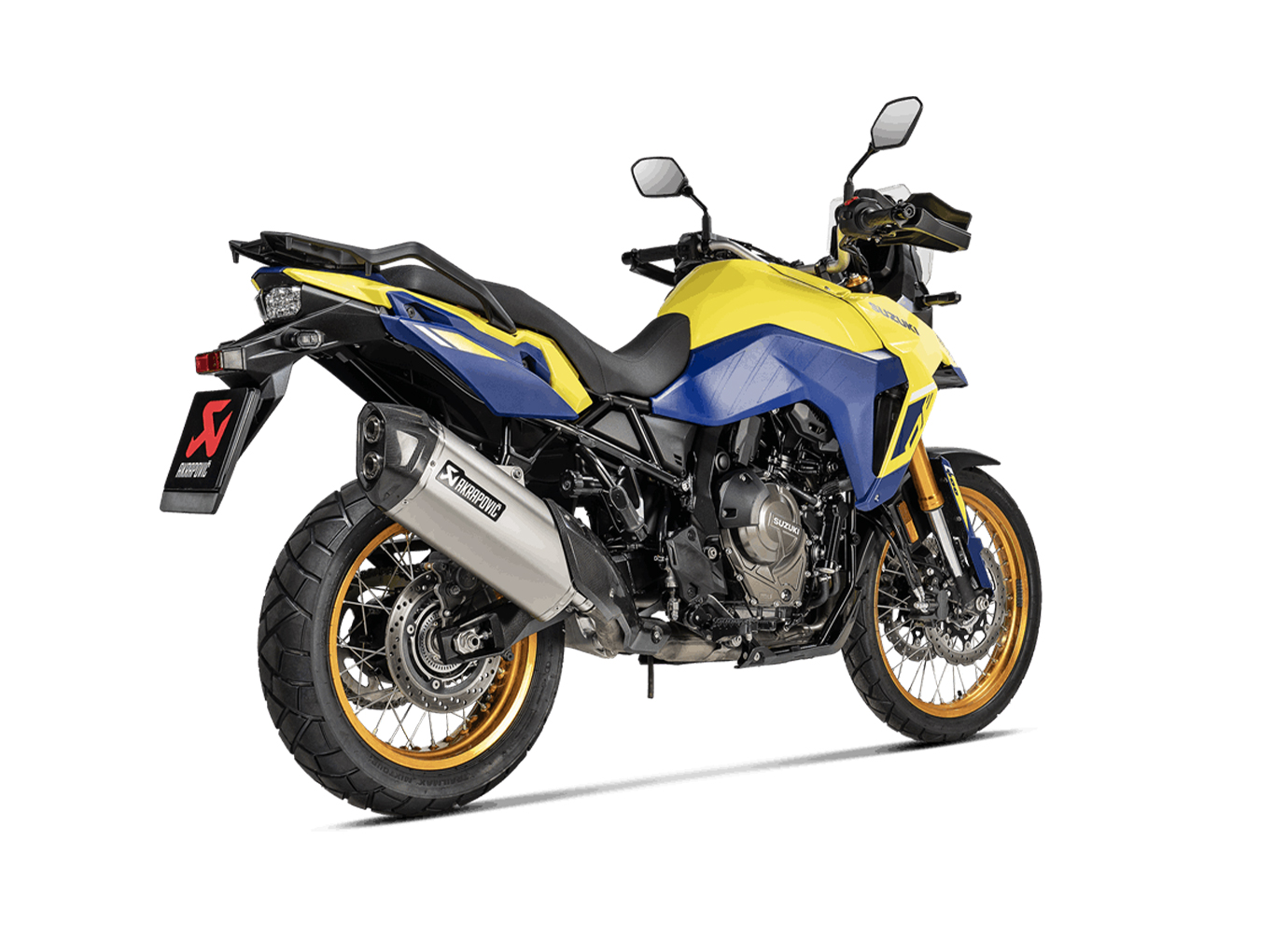 Akrapovic Slip-On Line (Titanium) Exhaust for Suzuki V-Strom 800 Model Year 2022-2025
