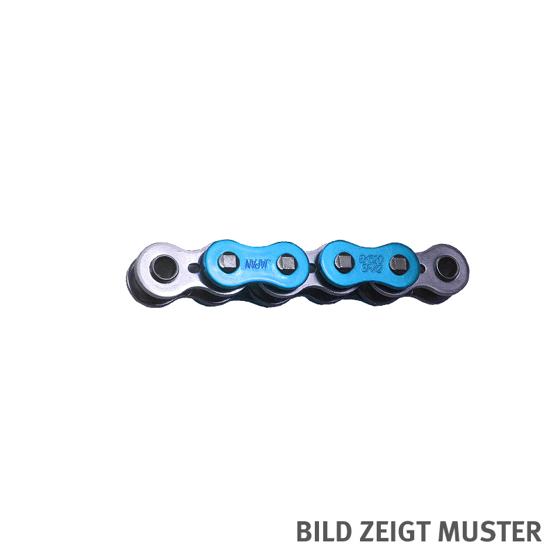 chain ENUMA MVXZ-2 520, ideal OEM replacement chain - 102 links - metallic blue colour