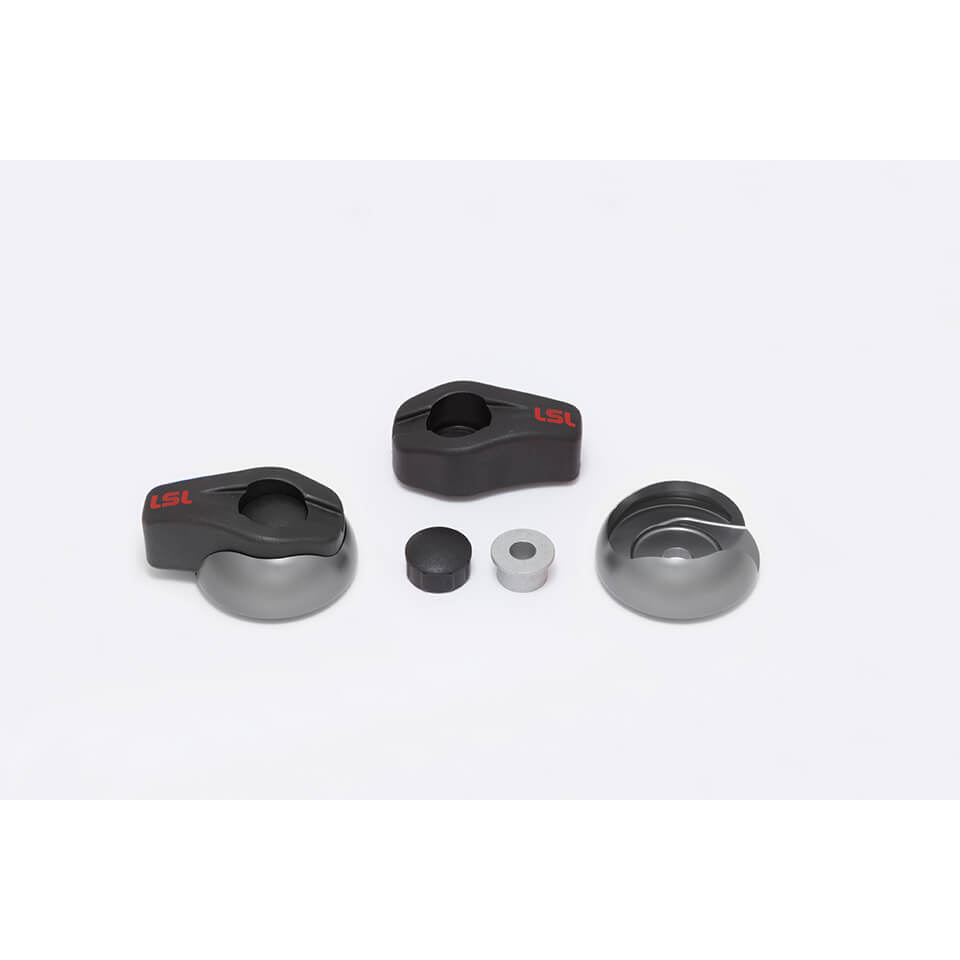 LSL Crash Pad Classic Heads, Titanium, Pair