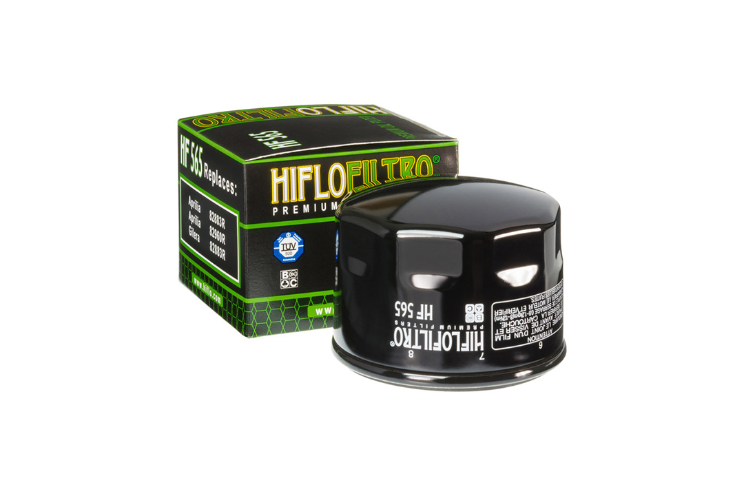 HIFLO oil filter HF565 for various Aprilia / Gilera / Moto Guzzi models
