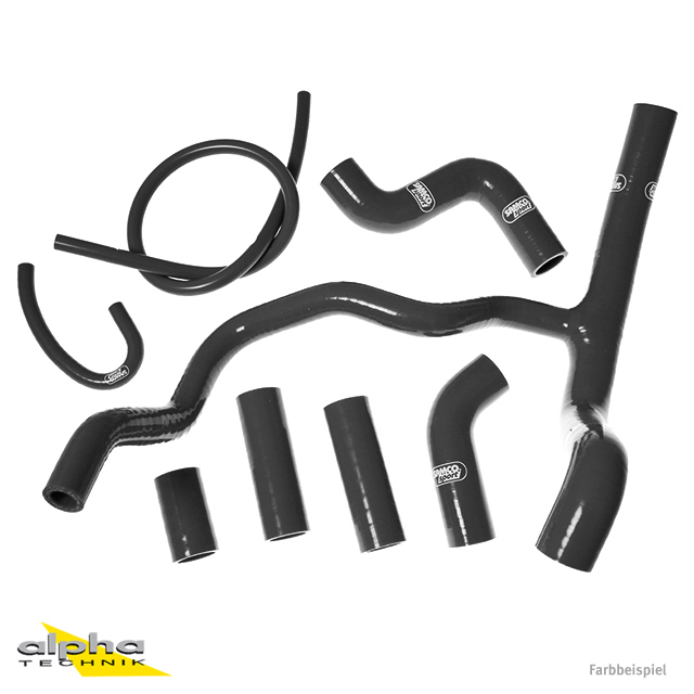 SAMCO SPORT Silicone Hose Kit black for Aprilia Tuono V4 (R / RR / Factory), 2011-2025