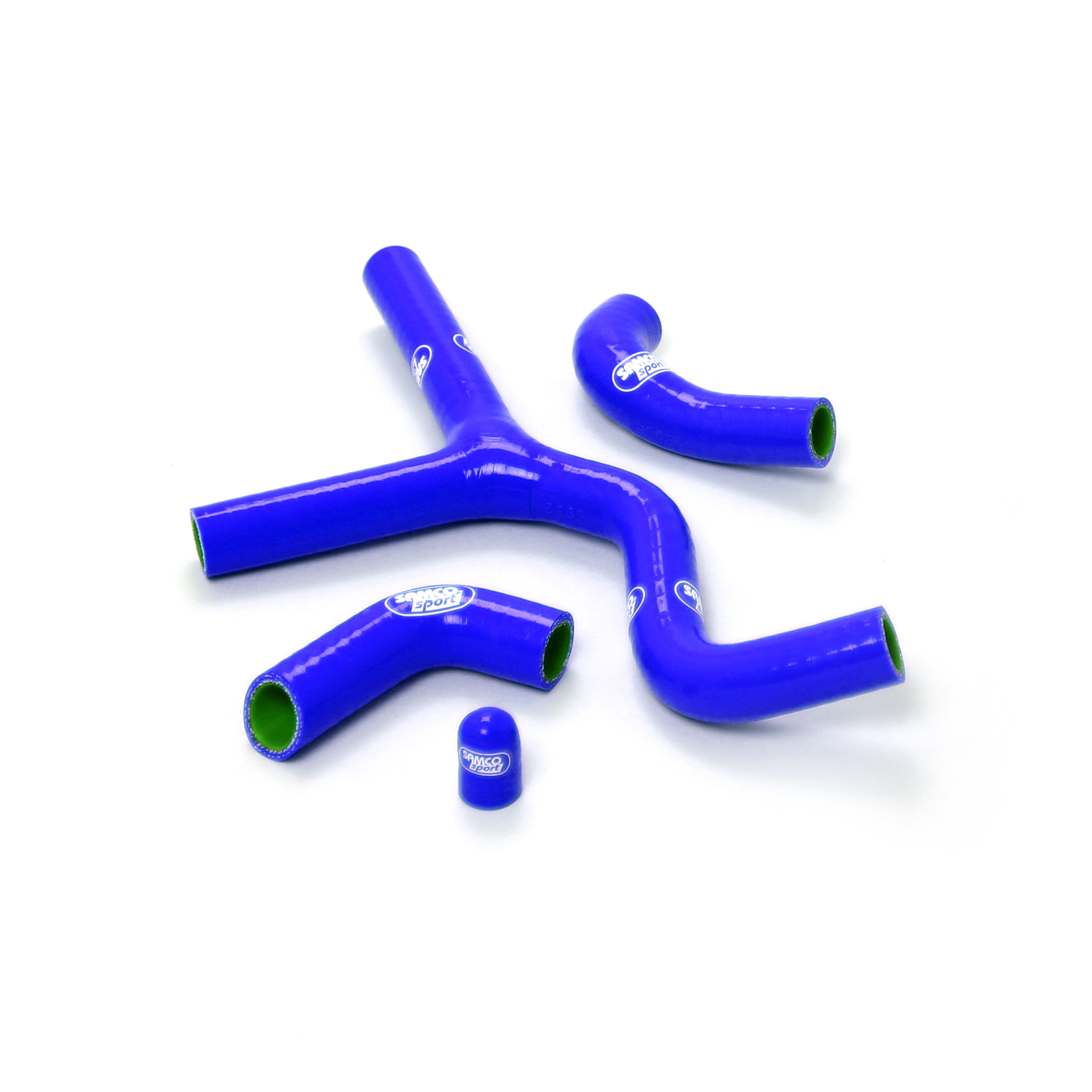 SAMCO SPORT Silicone Hose Kit thermostat Bypass, Blue, for KTM 400 EXC 520 EXC 450 EXC 525 EXC Model Year 2000-2007