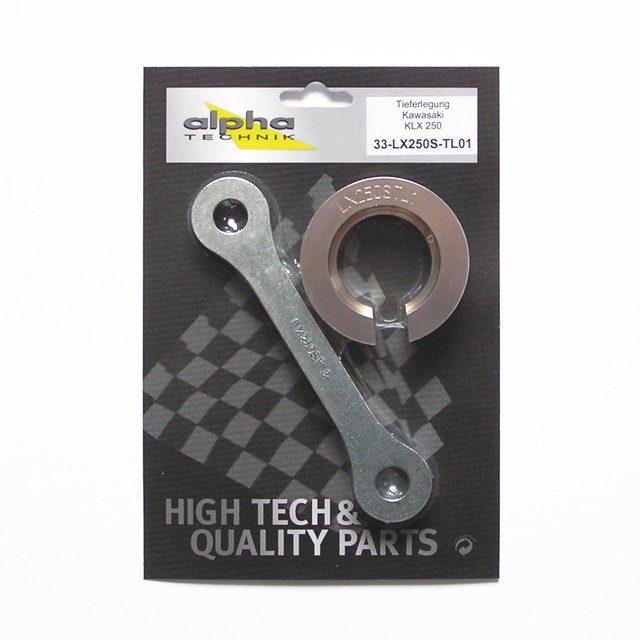 alpha Technik Lowering Kit 40mm for Kawasaki KLX250; Type LX250S; Model year 2009-