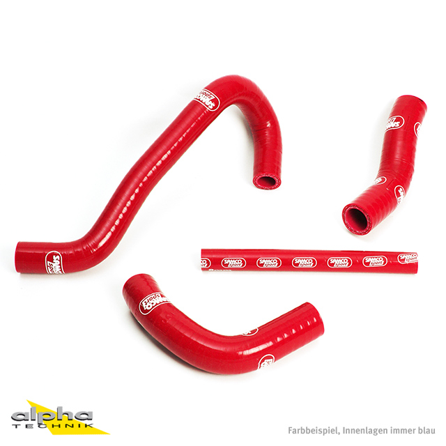 SAMCO SPORT Silicone Hose Kit red for Honda NSR250 Model Year 1986-1989