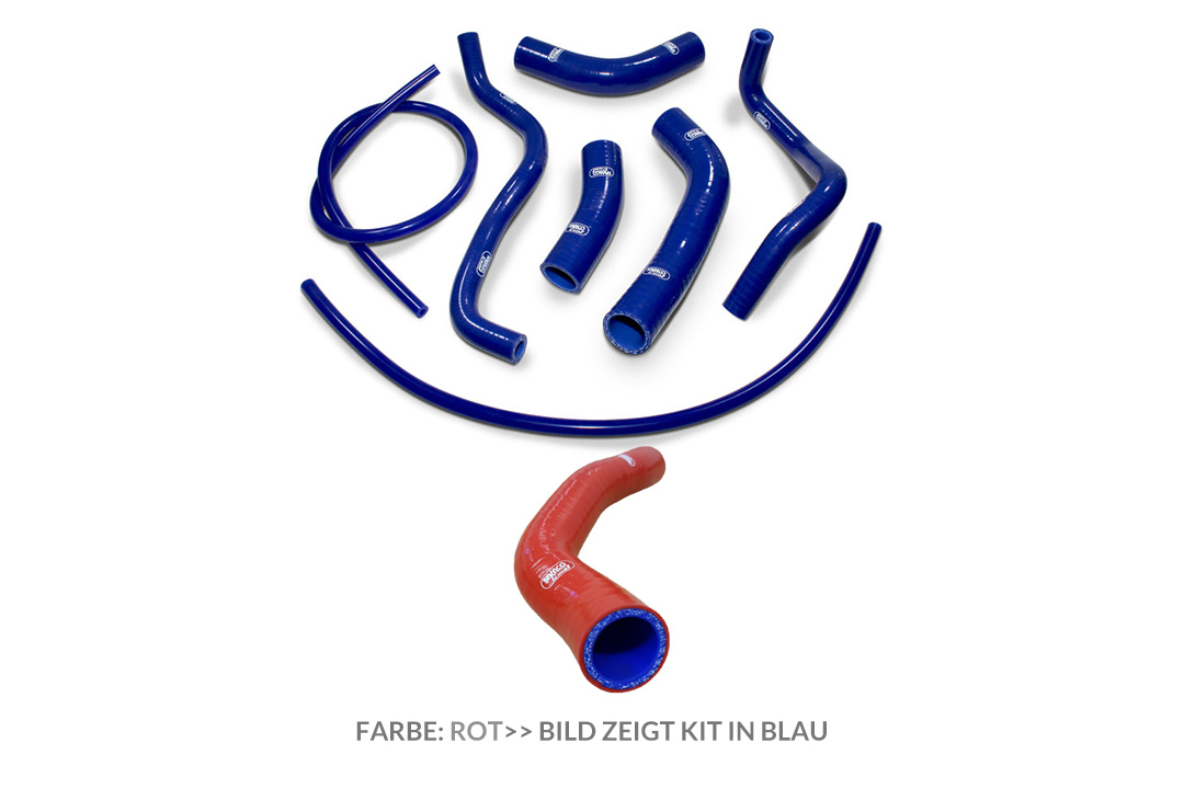 SAMCO SPORT Silicone Hose Kit red for Yamaha Tenere 700 Model Year 2019-2024