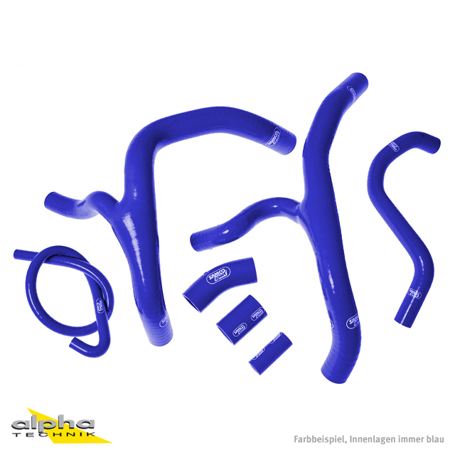 SAMCO SPORT Silicone Hose Kit Y-Piece - Race Design Blue for Honda CBR1000RR Model Year 2012-2019