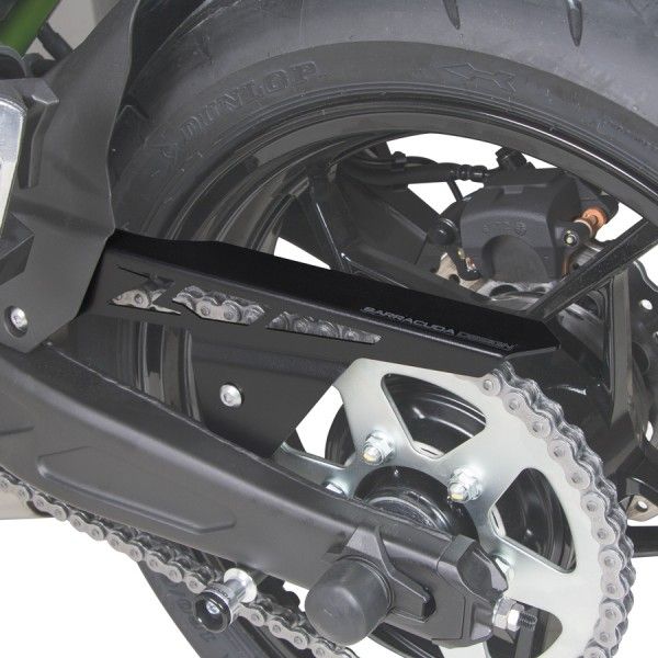 Barracuda motorcycle chainguard Kawasaki Z650 / Ninja 650 2017- black