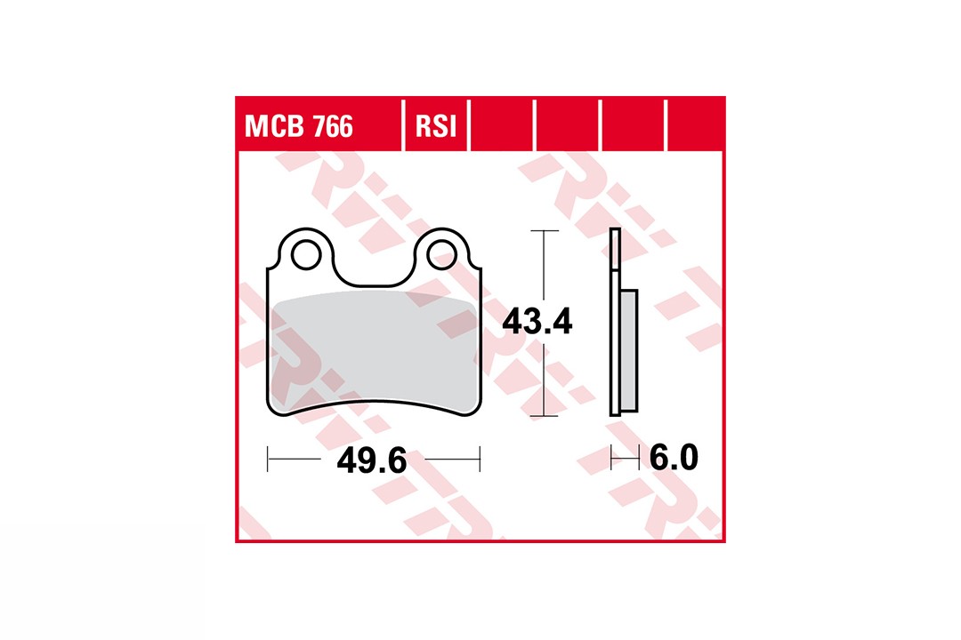 TRW brake pad set Sinter Offroad MCB766RSI