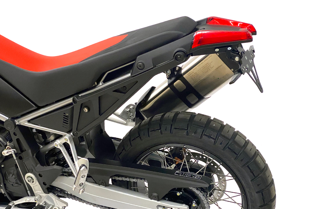 alpha Technik Licence Plate Holder for Aprilia Tuareg 660, Type XB / XC / XL / XM, from model year 2022-