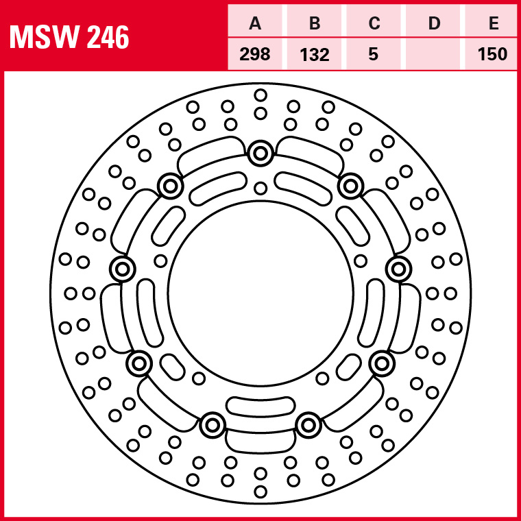 TRW brake disc All-round Floating MSW246