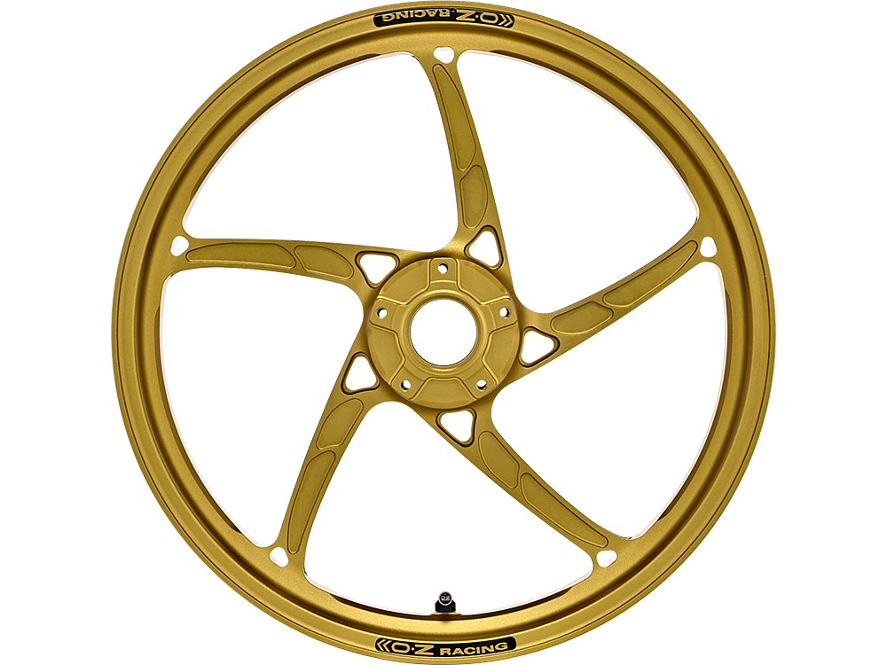 OZ Piega R Aluminium Wheel Set in Matte Gold for Ducati Panigale V4(S) 2018-2024, 1199 Panigale 2012-2014, 1299 Panigale 2015-2018, Streetfighter V4(S) 2020-2022