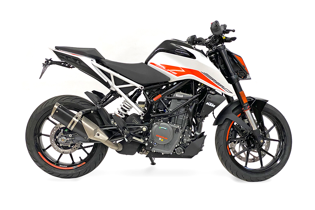 alpha Technik Number Plate Holder for KTM 390 Duke, Type KTM IS DUKE, from Model Year 2017 -