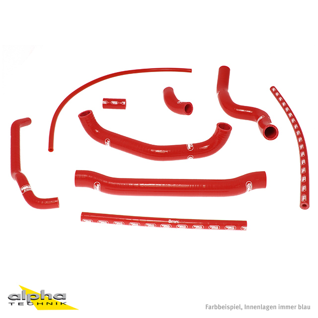 SAMCO SPORT Silicone Hose Kit Red for Honda VTR1000F Model Year 1997-2006