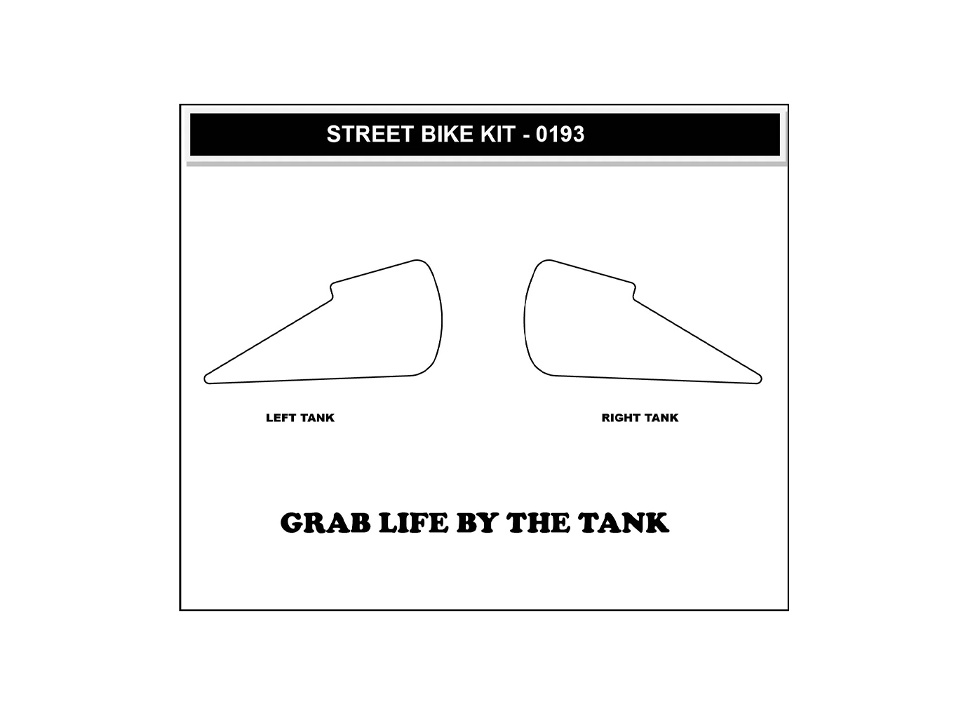 Stompgrip fuel tank Pad black, Icon, Streetbike fuel tank Kit for KTM 1290 Super Duke R, 2014-2019