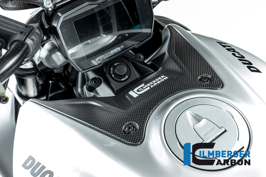 Ilmberger Carbon fuel tank Cover, matt, Ducati Diavel V4, 2023-