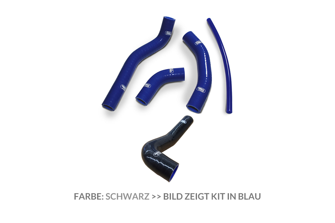Silicone Hose Kit, black Honda RS250, 1993-00