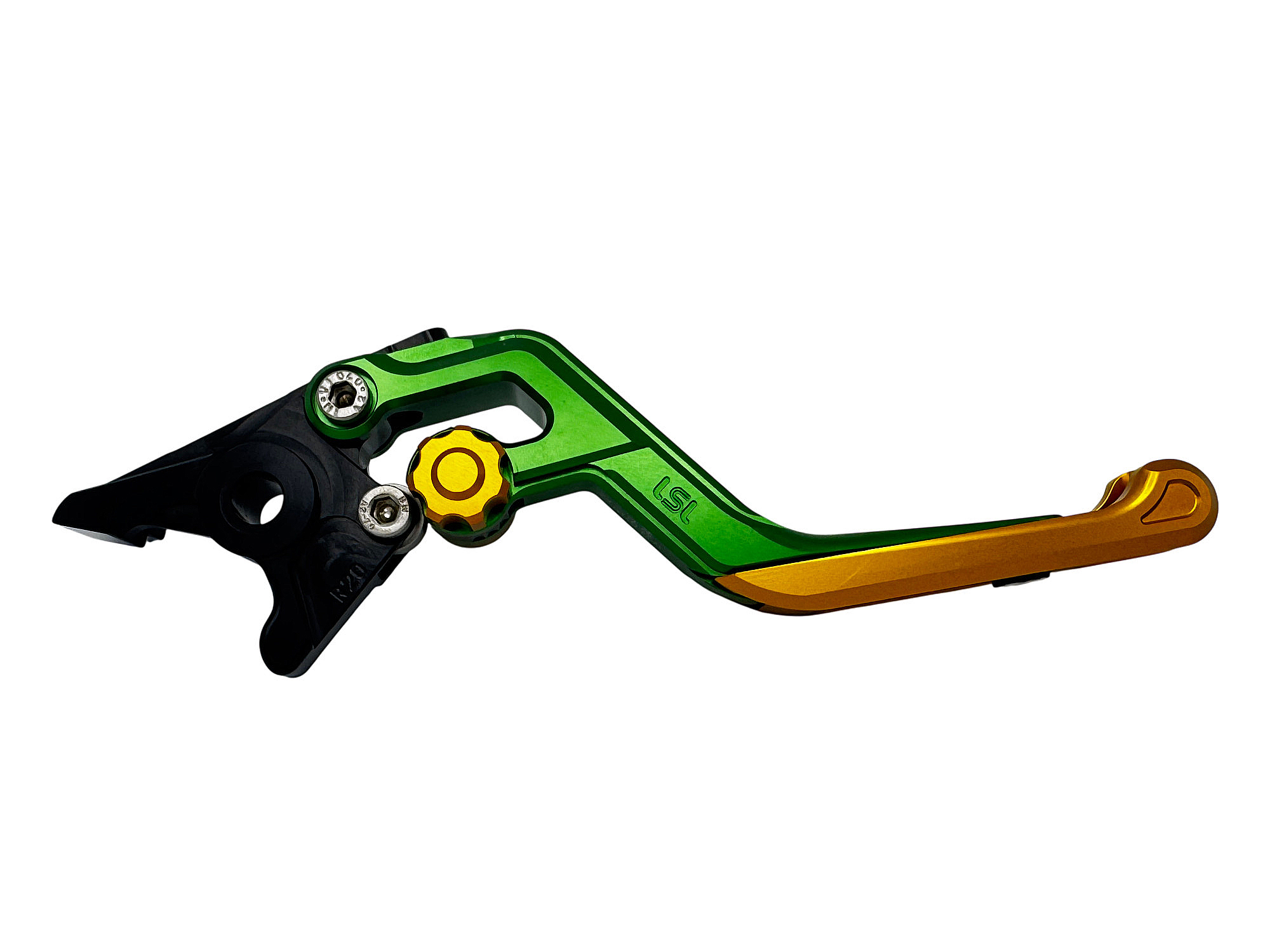 LSL ERGONIA Brake Lever R20 Green/Gold/Gold