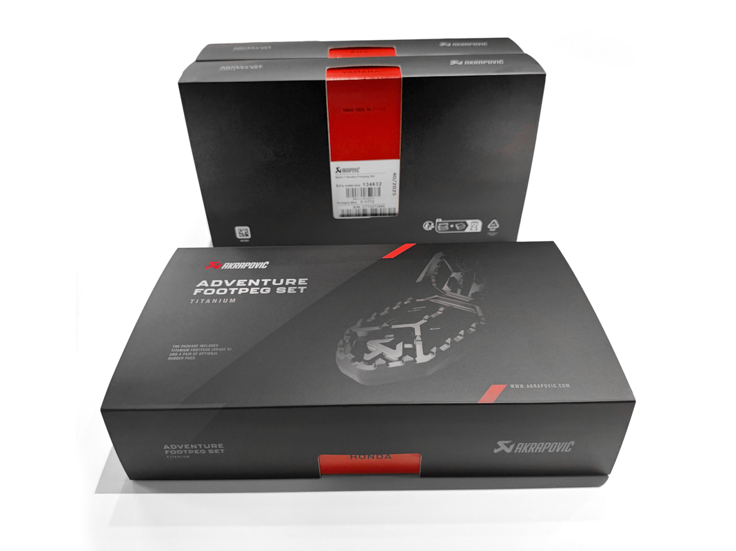 Akrapovic Adventure footrest Titanium for KTM, Husqvarna and GasGas Models
