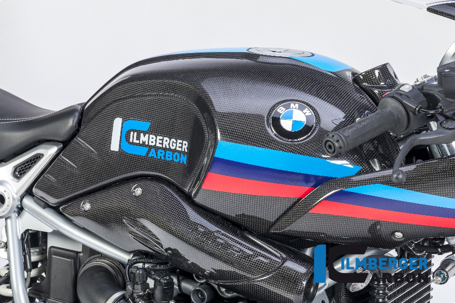 Ilmberger Carbon cover for the frame rear right side R/S, glossy, BMW R nineT 2014-2017, R nineT Racer, Scrambler, Urban GS 2016-
