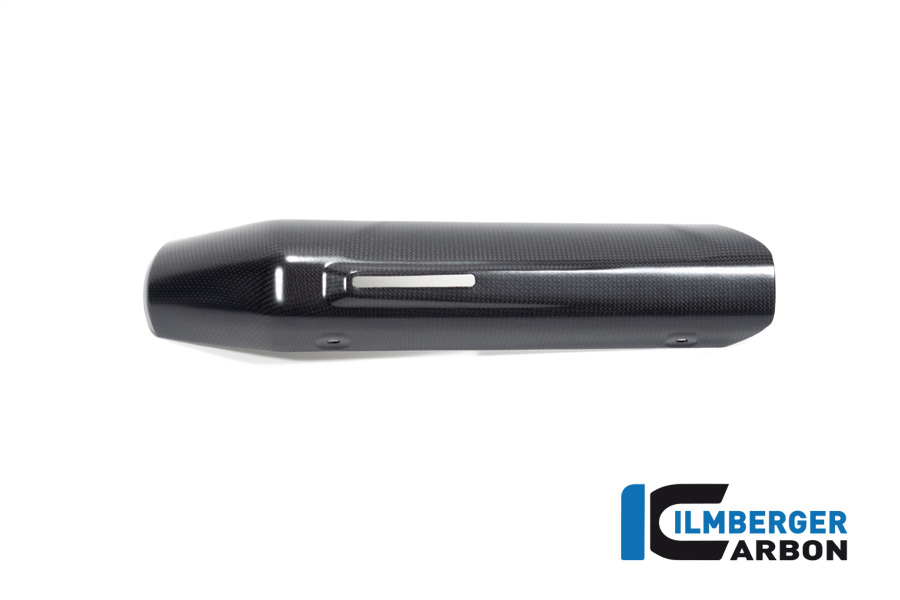 Ilmberger Carbon Exhaust Heat Shield for Akrapovic muffler/silencer, matt, Ducati Multistrada V4 2020-